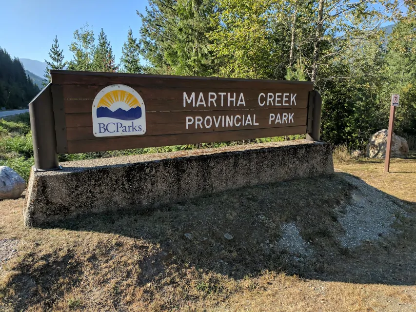 Martha Creek Provincial Park Pictures, Features & Amenities RVezy