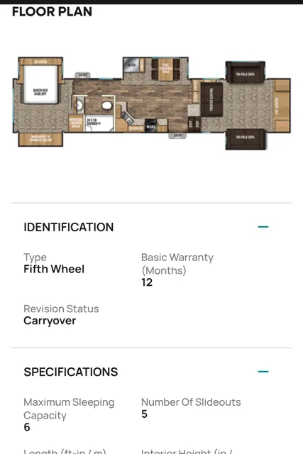 2018 Coachmen Chaparral 370fl