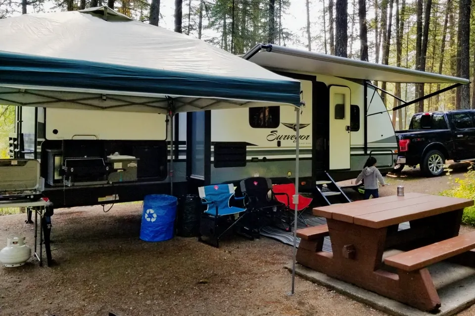 Roughing it in comfort à Abbotsford, British Columbia