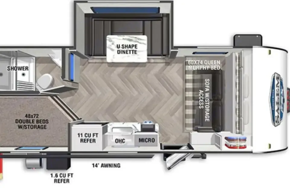 2021 Forest River Salem FSX 178BHsk
