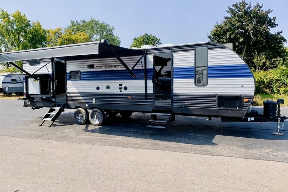 Goad Family Travel Trailer in Riverdale, California