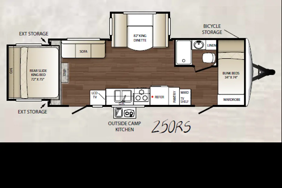 25'' - Bunkbed - 30" avec les 2 extensions - Keystone Outback Super-Lite à Mirabel, Quebec