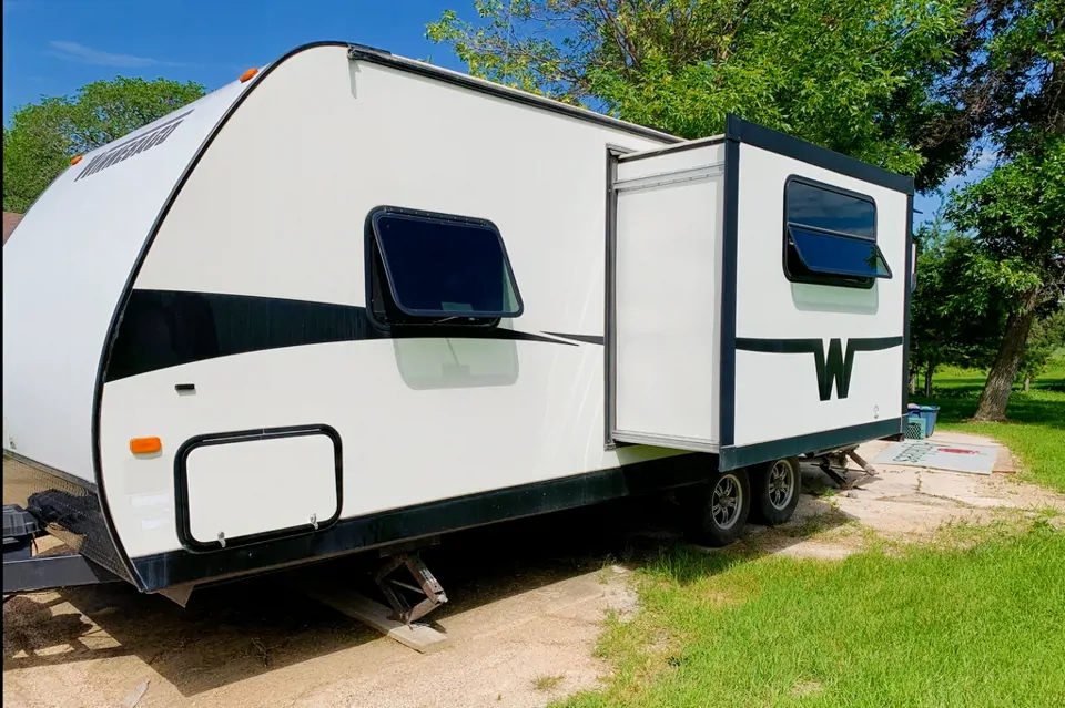 A Winnebago home away from home in East-Saint-Paul, Manitoba