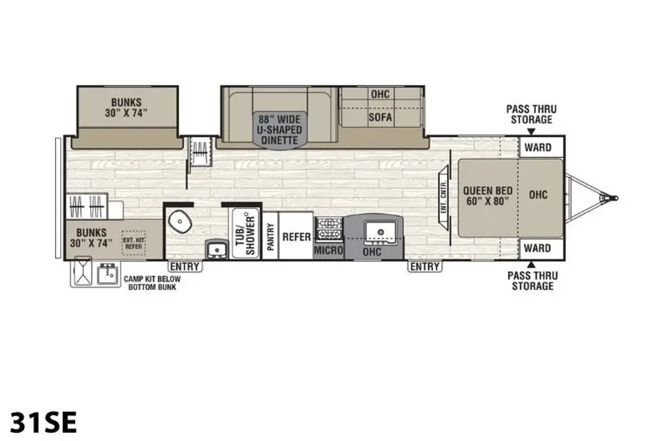 Rv Rentals Way of Life's Coachman RV Freedom Express Select 31SE Travel Trailer LF1 à Hemet, California