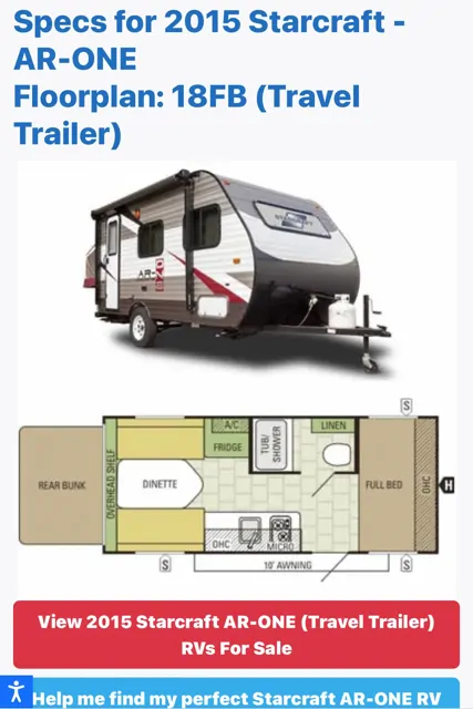 2014 Starcraft ar-one 18 foot
