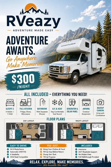 2019 Adventurer Manufacturing Ford E450 Adventure