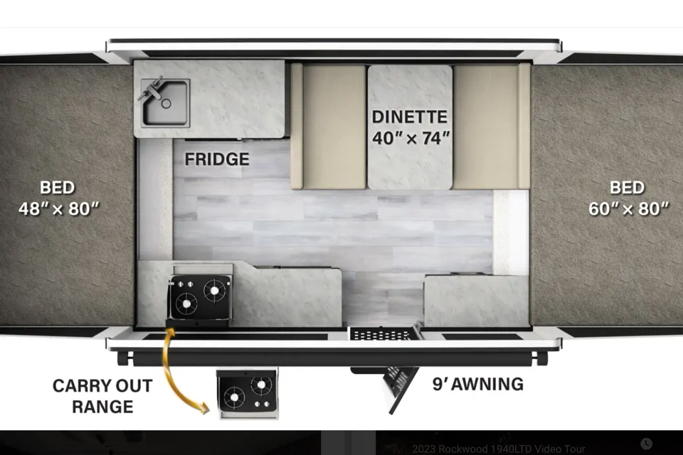 Rent my 2020 Forest River 2020 ROCKWOOD FOREST 1940LTD from 55/night
