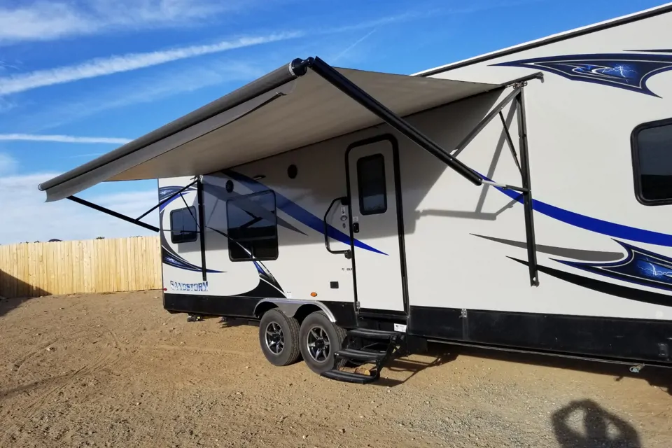 Donald's Forest River Sandstorm Toy Hauler in Lakehead-Lakeshore, California
