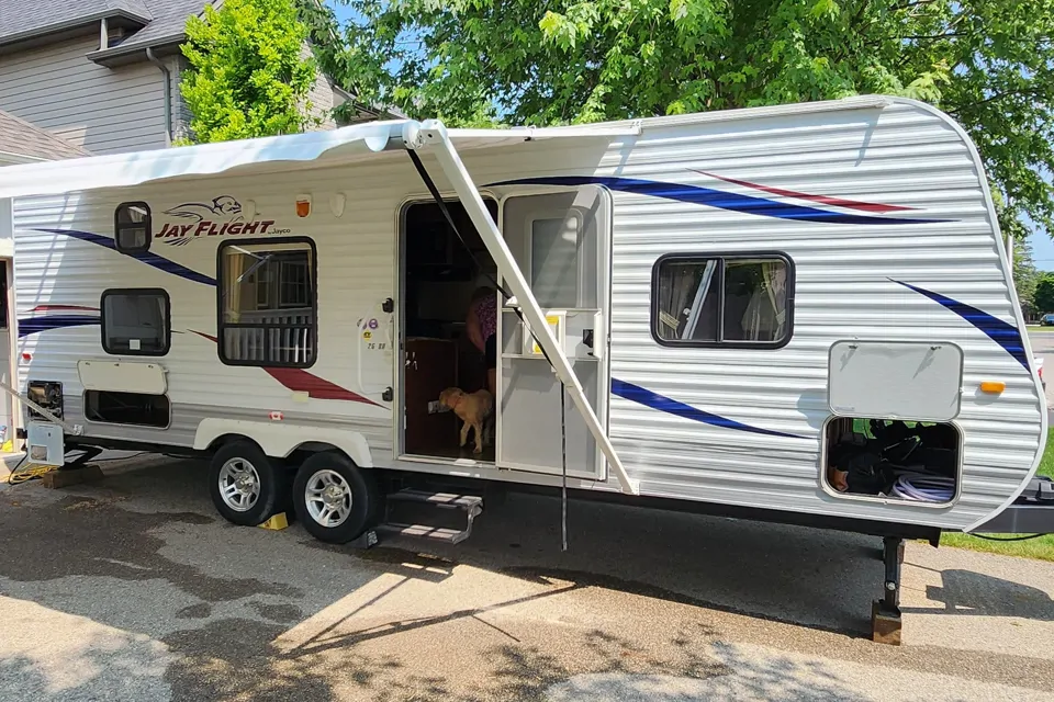 The Pretty Jayco 26BH Travel Trailer in Forest, Ontario