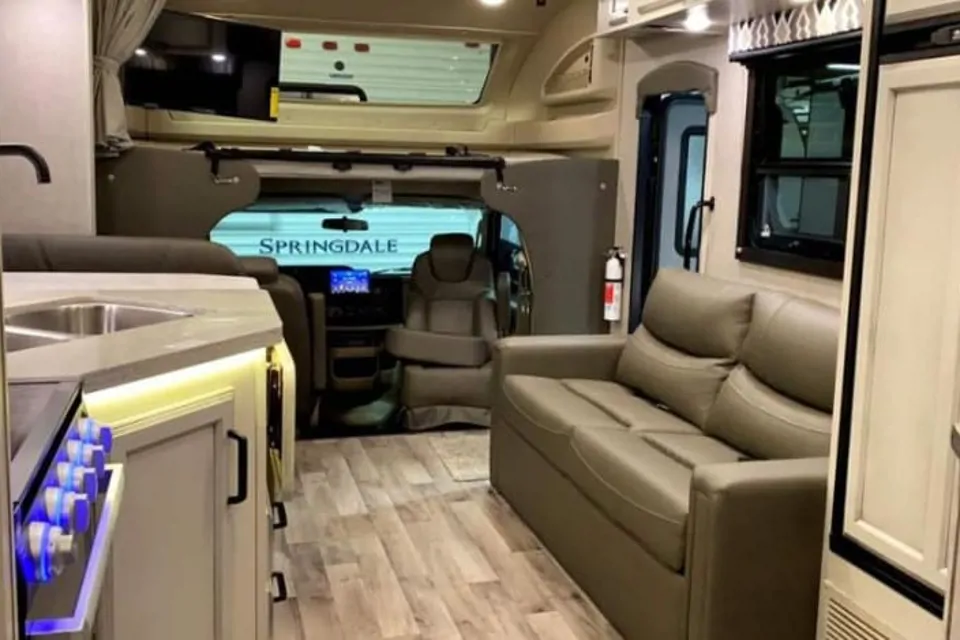 Glamping in style in a new 2022 Entegra Odyssey!!! in North-Canton, Ohio