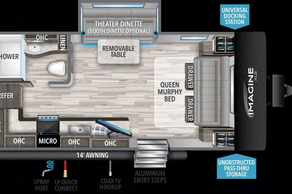 Rustic Luxury- 2022 Grand Design Imagine XLS  Travel Trailer à Half-Moon-Bay, California