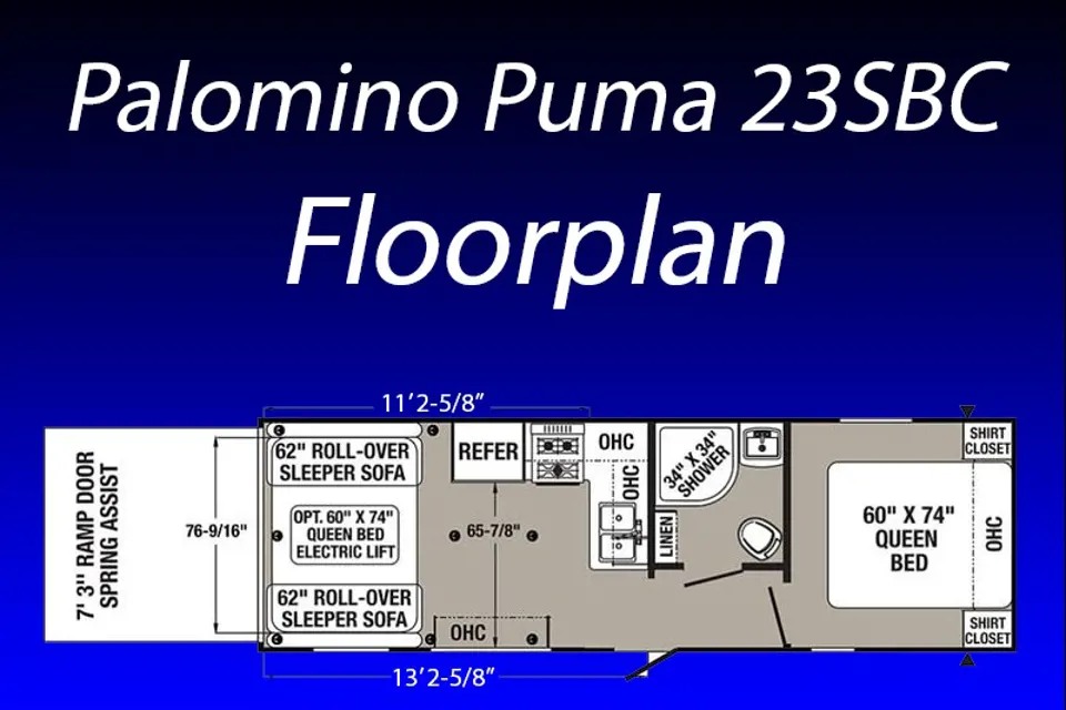 Palomino Puma 23SBC Toy Hauler in Jacksonville, Florida