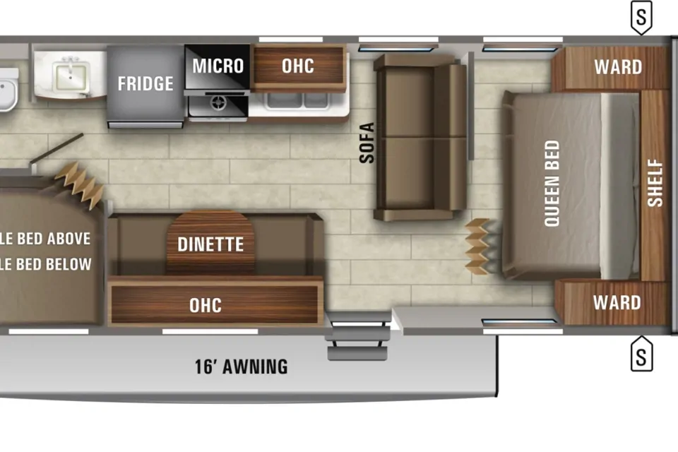 William's Jayco SLX 264BH Travel Trailer in Mauldin, South Carolina