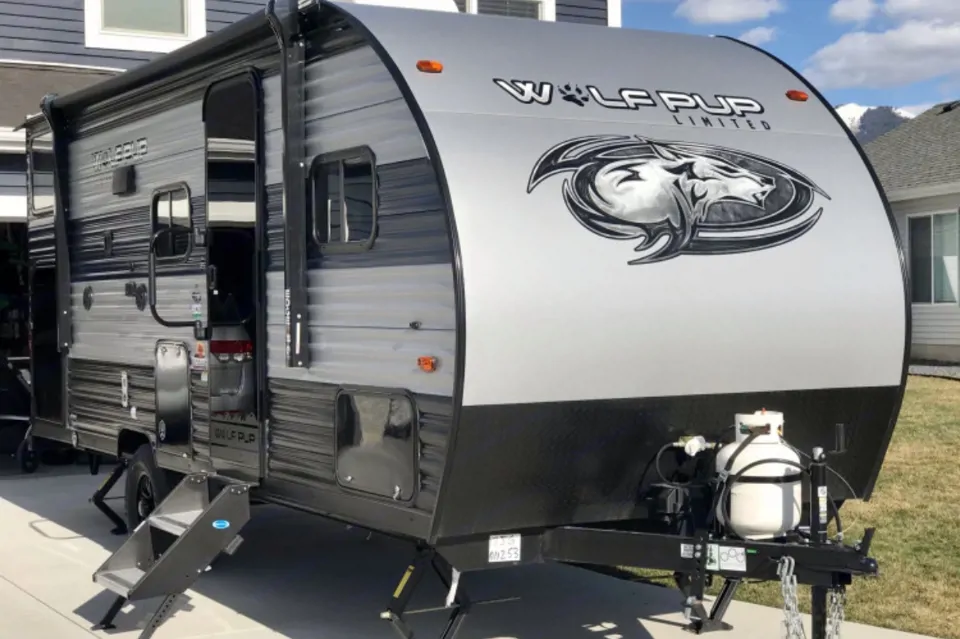 Oakley's Forest River Wolf Pup Travel Trailer in Hyrum, Utah