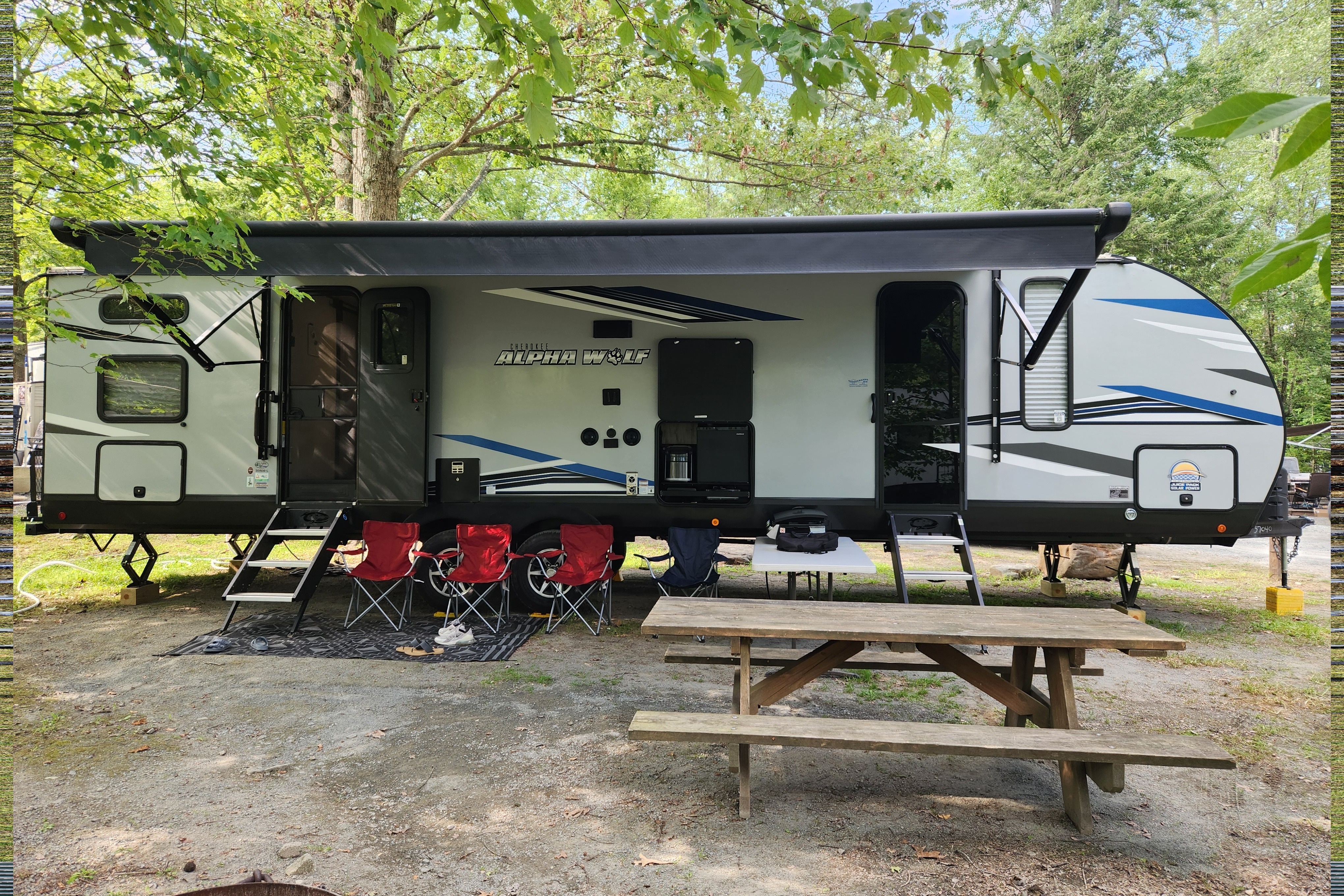 The Cozy Alpha Adventurer - Delivered & Set up for you!