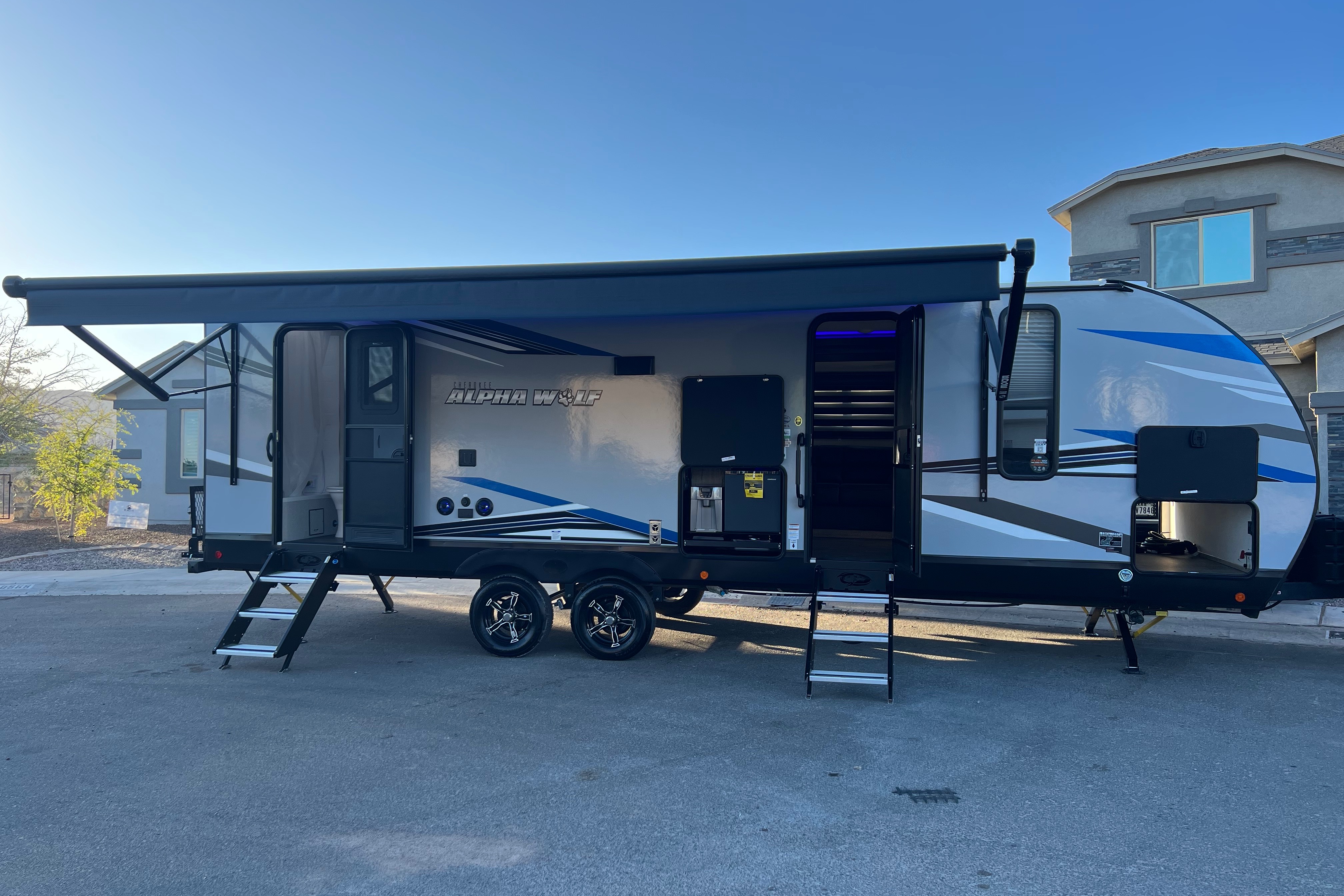 Daniel's 22 alpha wolf Travel Trailer